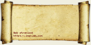 Una Vrbničanin vizit kartica